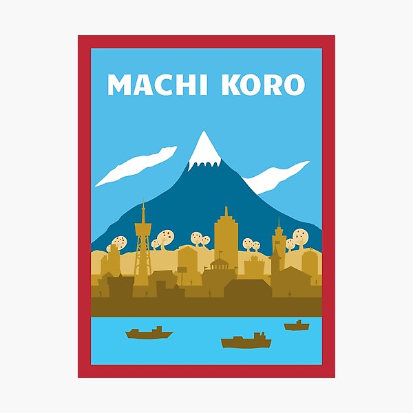 Machi Koro - Board Games - Minimalist Travel Poster Style - Board Game Art Photographic Print