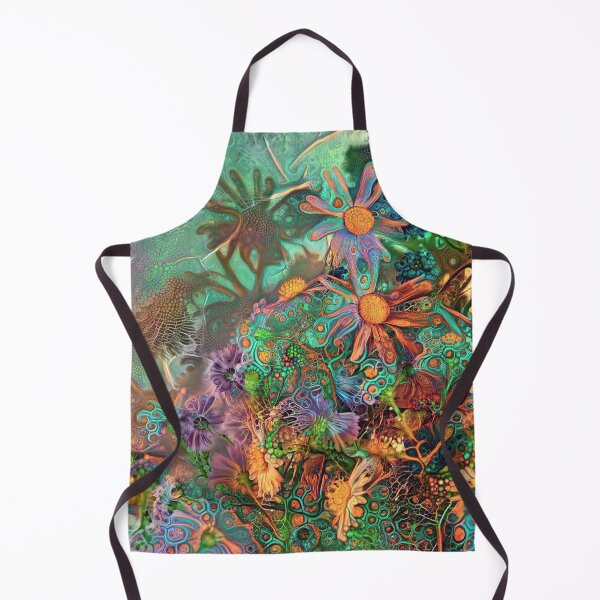 Item preview, Flower abstract deep dream painting designed and sold by blackhalt.