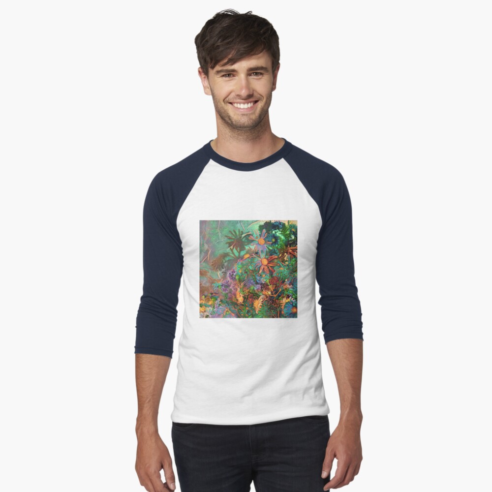 Item preview, Baseball ¾ Sleeve T-Shirt designed and sold by blackhalt.