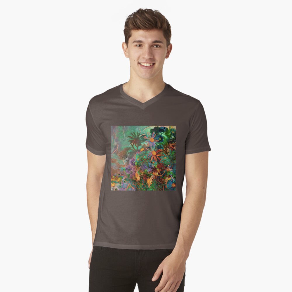 Item preview, V-Neck T-Shirt designed and sold by blackhalt.