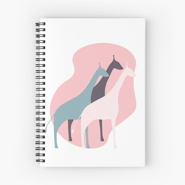 Item preview, Cute minimalistic giraffe family in pastel designed and sold by LiliesValley.