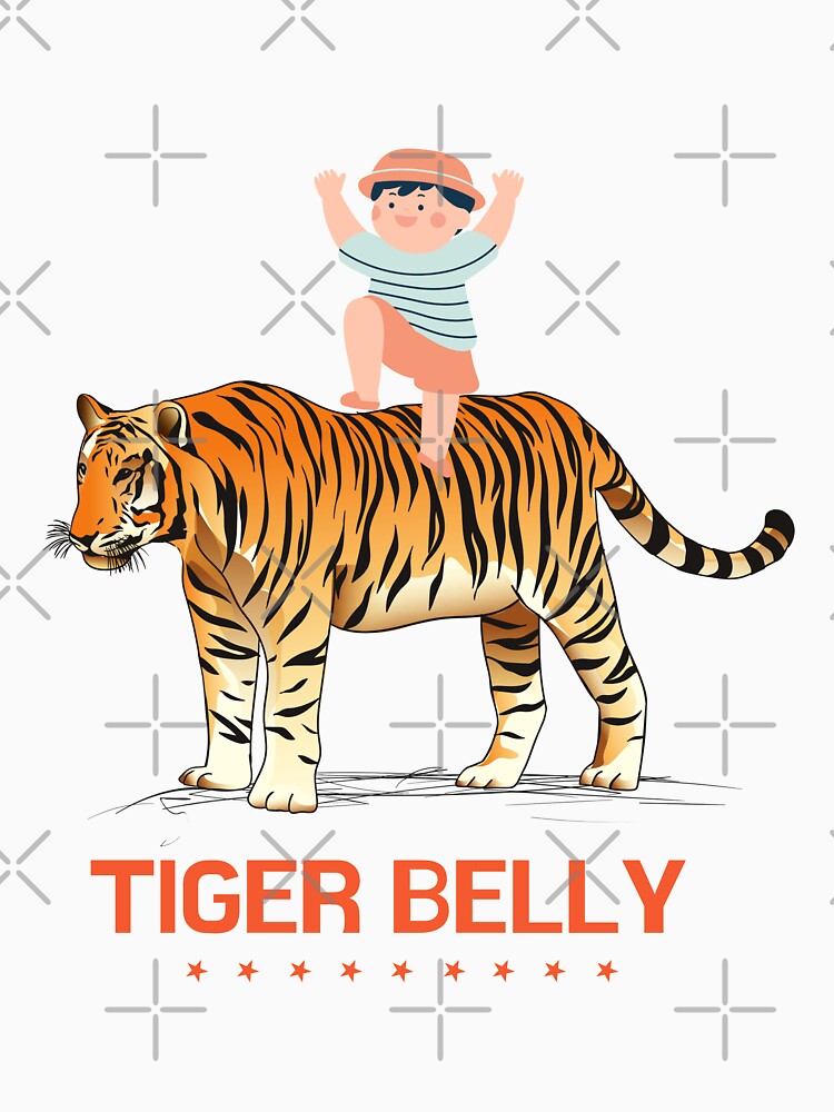 tiger belly t shirt