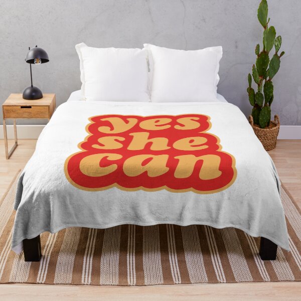 Item preview, yes she can - retro cute design designed and sold by cameronbaba.