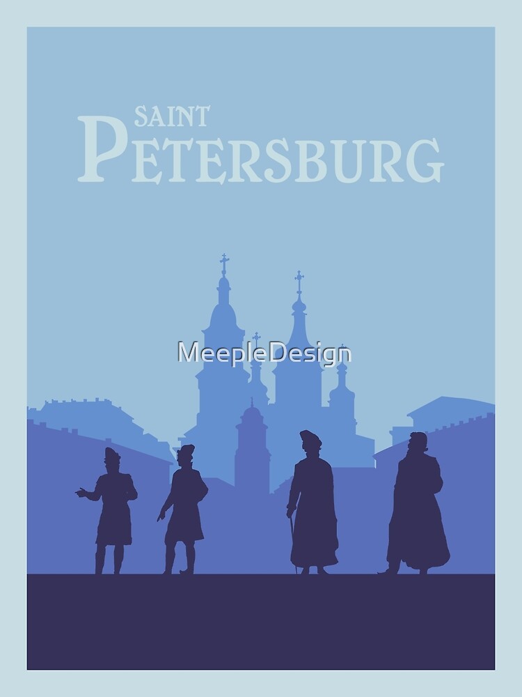 Saint Petersburg - Board Games - Minimalist Travel Poster Style - Board  Game Art Poster for Sale by MeepleDesign