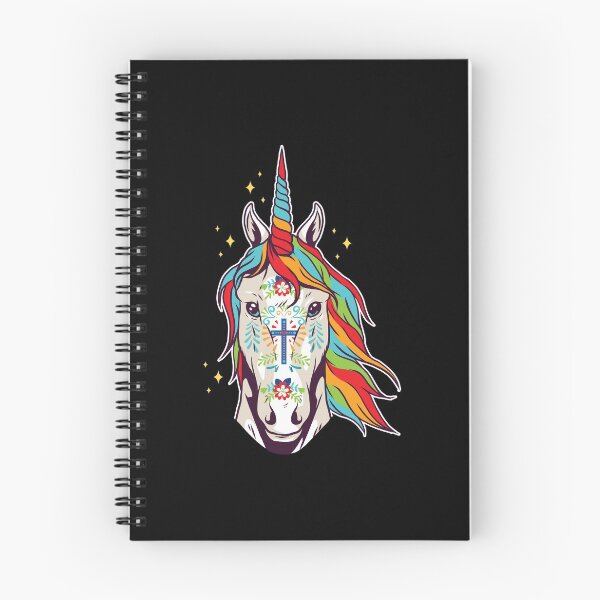 Item preview, Sugar Skull Unicorn Day of The Dead Rainbow Gift designed and sold by haselshirt.