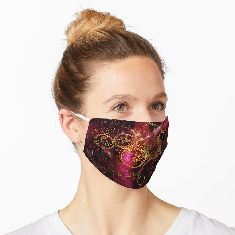 Time Lord Writing (red) Mask