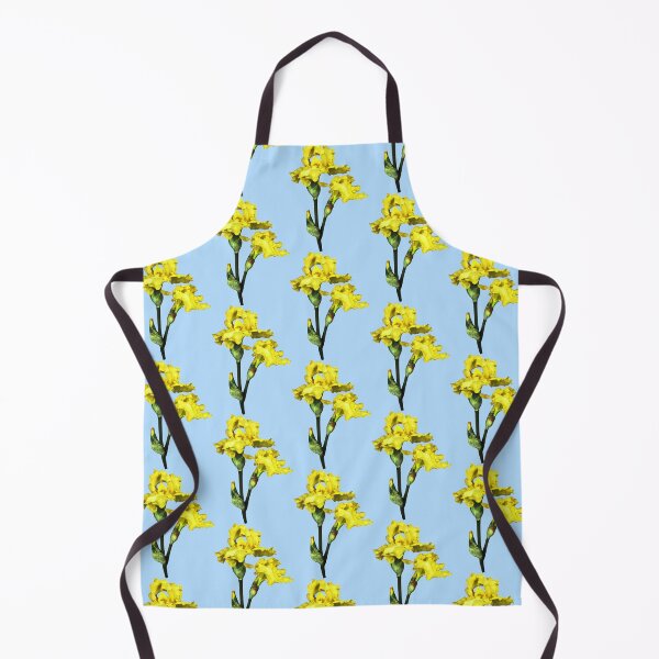 Item preview, Two Yellow Irises and Buds designed and sold by Susan Savad.