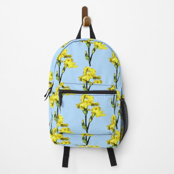 Item preview, Two Yellow Irises and Buds designed and sold by Susan Savad.