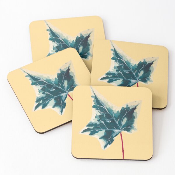 Aperçu de l'œuvre Gouache feuille verte créée et vendue par spiritdai.