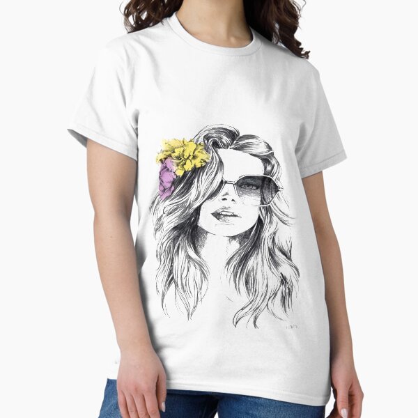 Item preview, woman sketch painting designed and sold by DigitalCrown.