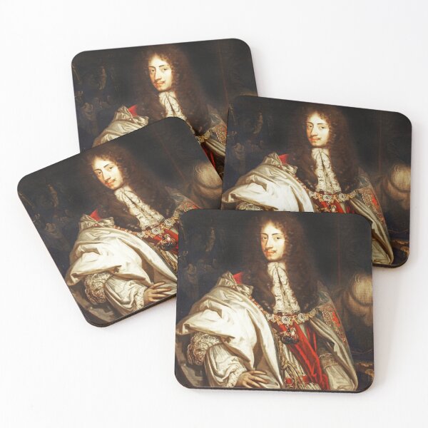 Item preview, King Charles II vintage portrait Oil Painting designed and sold by Vintage Designs +.