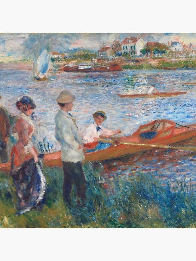 Oarsmen at Chatou Painting by Auguste Renoir by podartist