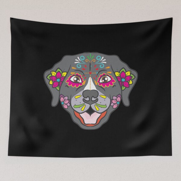 Item preview, Sugar Skull Labrador Day Of the Dead Dog Lover Gift designed and sold by haselshirt.