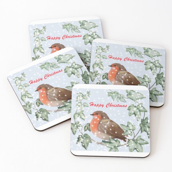 Item preview, Robin de Navidad en la nieve designed and sold by Joy Beaney.