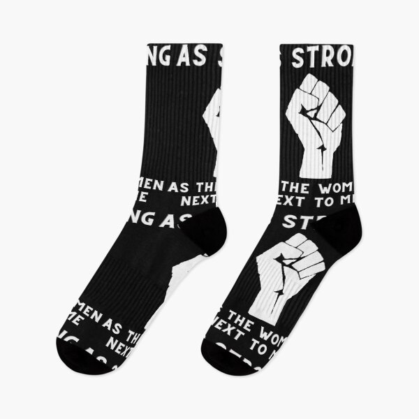 Item preview, As Strong As the Woman Next To Me Black Lives Matter Fist  designed and sold by DesignsofNote.