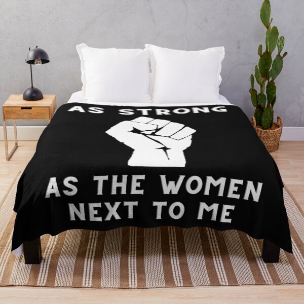 Item preview, As Strong As the Woman Next To Me Black Lives Matter Fist  designed and sold by DesignsofNote.