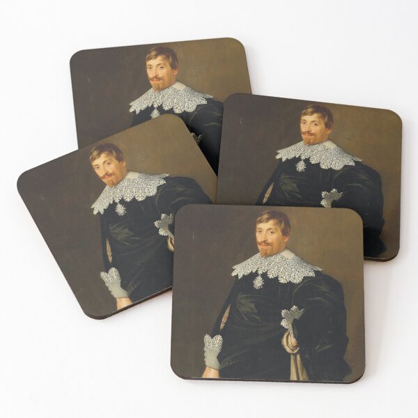 Item preview, Vintage portrait of a fancy gentleman - elias nicolaes gen designed and sold by Vintage Designs +.