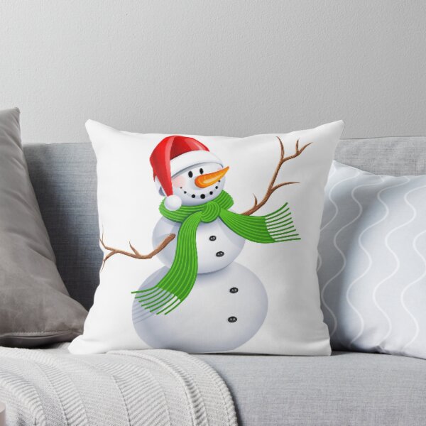 Item preview, Snowman with green scarf designed and sold by Roisin678.