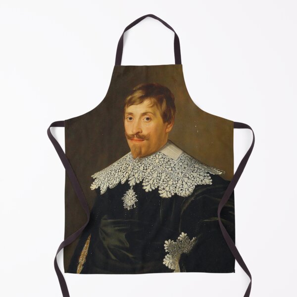 Item preview, Vintage portrait of a fancy gentleman - elias nicolaes gen designed and sold by Vintage Designs +.