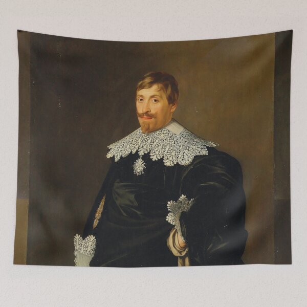 Item preview, Vintage portrait of a fancy gentleman - elias nicolaes gen designed and sold by Vintage Designs +.