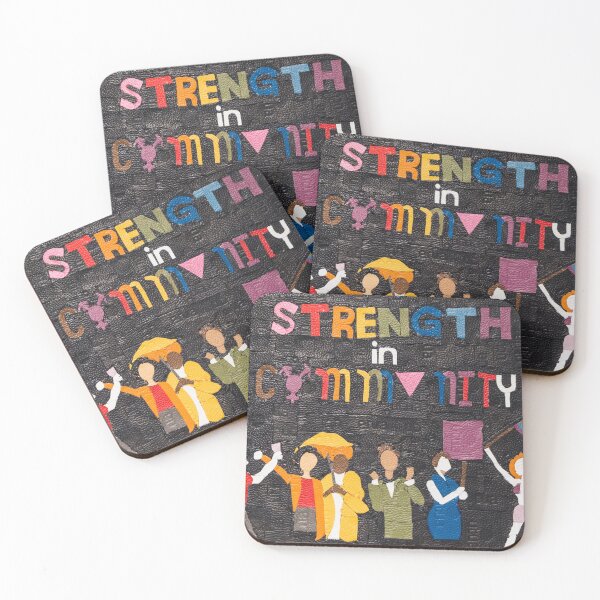 Item preview, Strength in Community Pride Piece designed and sold by Gabriella Presnal.
