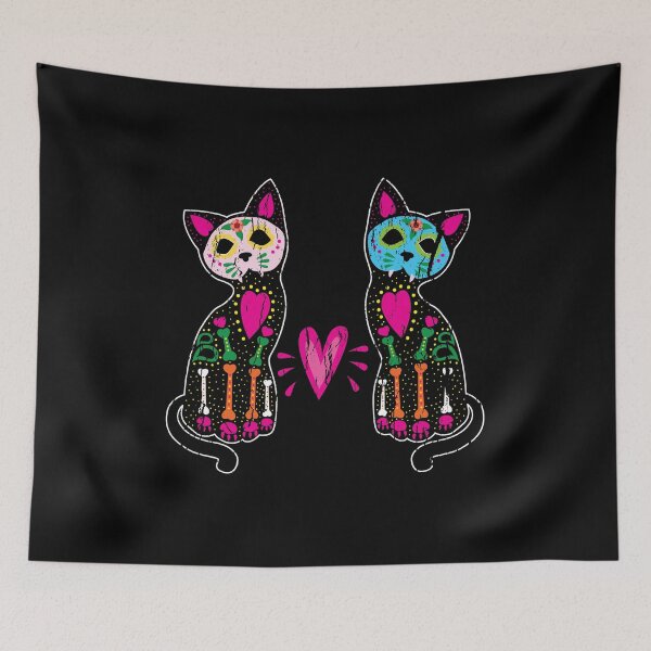 Item preview, Day of the Dead Cat Calavera Gift For Cat Lover designed and sold by haselshirt.