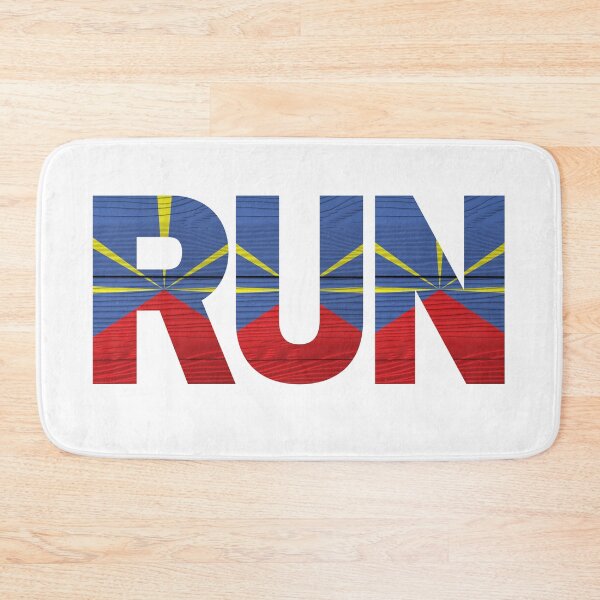 Item preview, Run Reunion Island Flag designed and sold by Be You Tee Full.