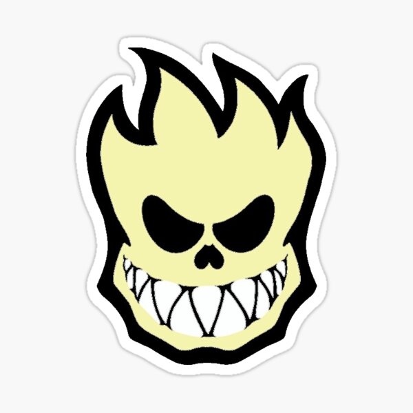 Skeleton Spitfire Sticker