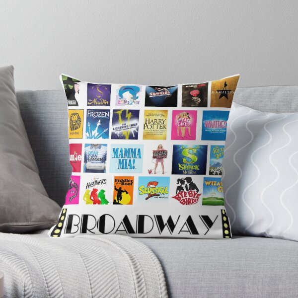 Broadway Pillows & Cushions for Sale | Redbubble