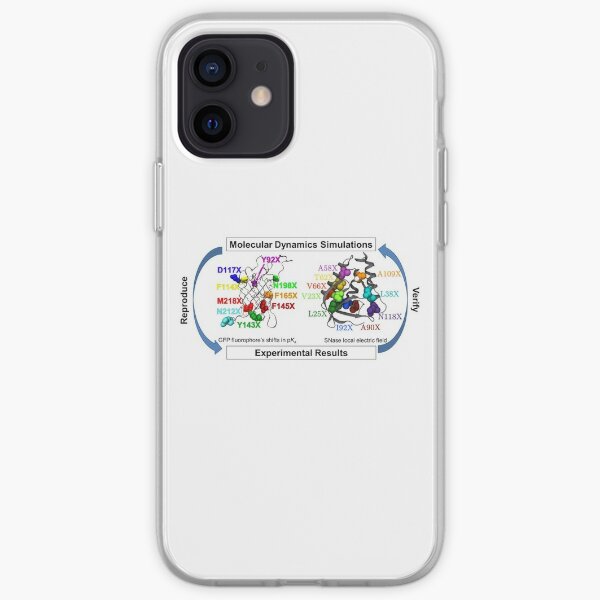 Molecular Dynamics Simulation iPhone Soft Case
