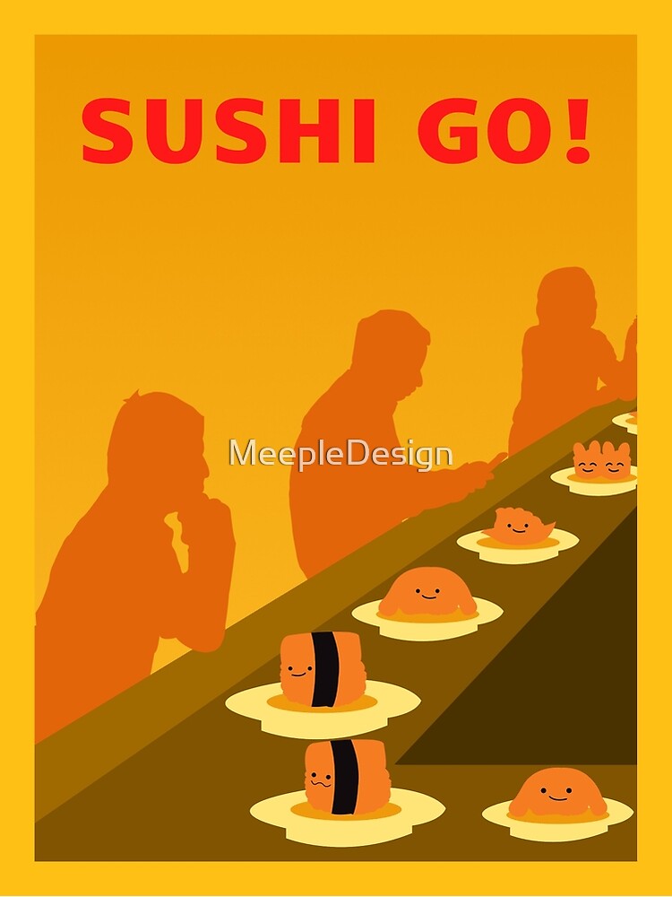 Sushi Go - Board Games - Minimalist Travel Poster Style - Board Game Art  Photographic Print for Sale by MeepleDesign
