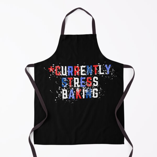 Item preview, Currently Stress Baking distressed look Red White Blues text designed and sold by Rabbitti.