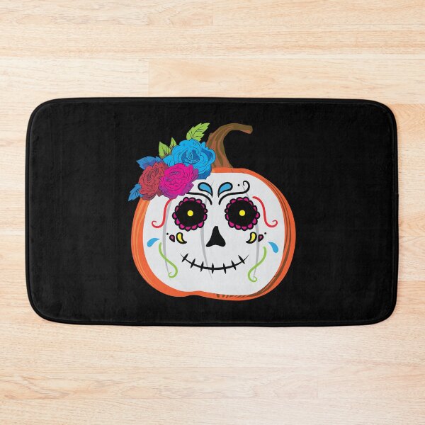 Item preview, Cute Pumpkin Sugar Skull Day of The Dead Gift designed and sold by haselshirt.