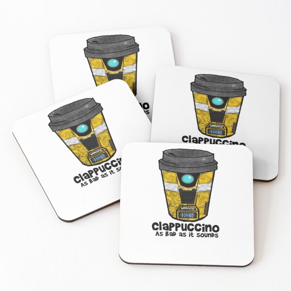 Clapucinno Coasters (Set of 4)