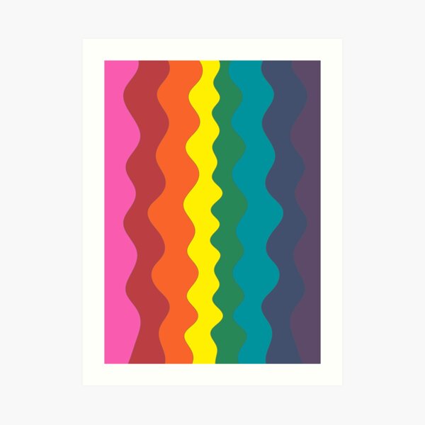 Pride Waves Art Print