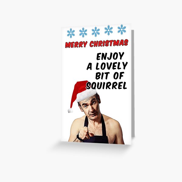 Friday Night Dinner Christmas Cards and Gifts Greeting Card