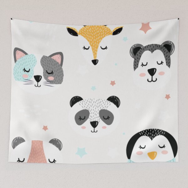 Item preview, Winter Animals Pattern designed and sold by joabaj.
