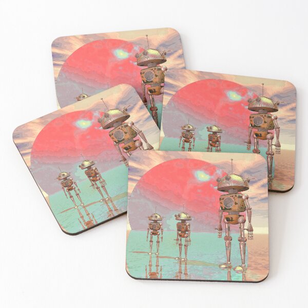 Item preview, Red planet with robots designed and sold by MIRO3D.