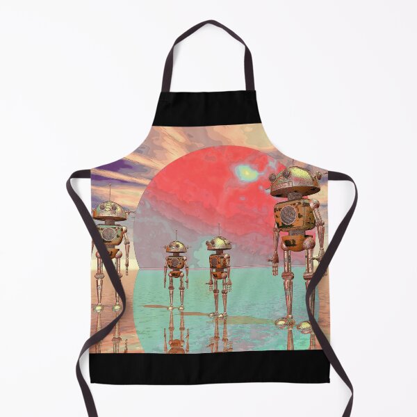 Item preview, Red planet with robots designed and sold by MIRO3D.