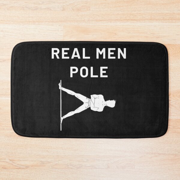 Item preview, Real Men Pole Dance Funny Strong tshirt designed and sold by Mommaspouch.