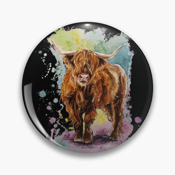 Item preview, Highland cow - Heilan' coo designed and sold by PerjamosyArt.