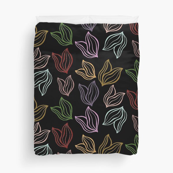 Item preview, Minimalistic Pastel Leaves Pattern designed and sold by ArtbyCharmante.