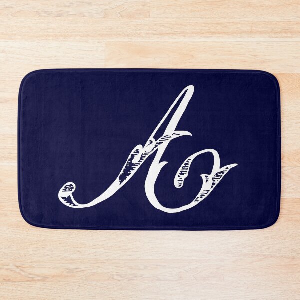Item preview, Vintage Stylish White Blue Navy Monogram A designed and sold by Vintage-TM.
