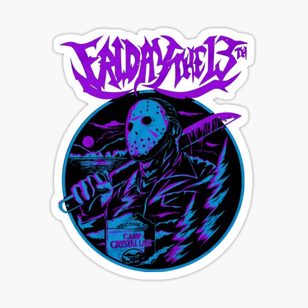 Jason Voorhees Friday the 13th Sticker