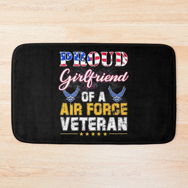 Item preview,  Proud Girlfriend Of A Air Force Veteran American Flag Military designed and sold by BruceFaulkner.