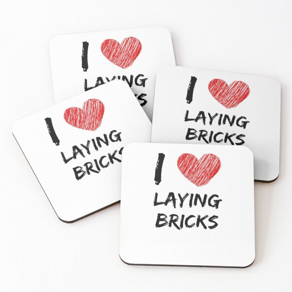 Item preview, I Love Laying Bricks designed and sold by Design-Co.