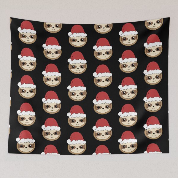 Item preview, Cute Santa Sloth designed and sold by palaco210.