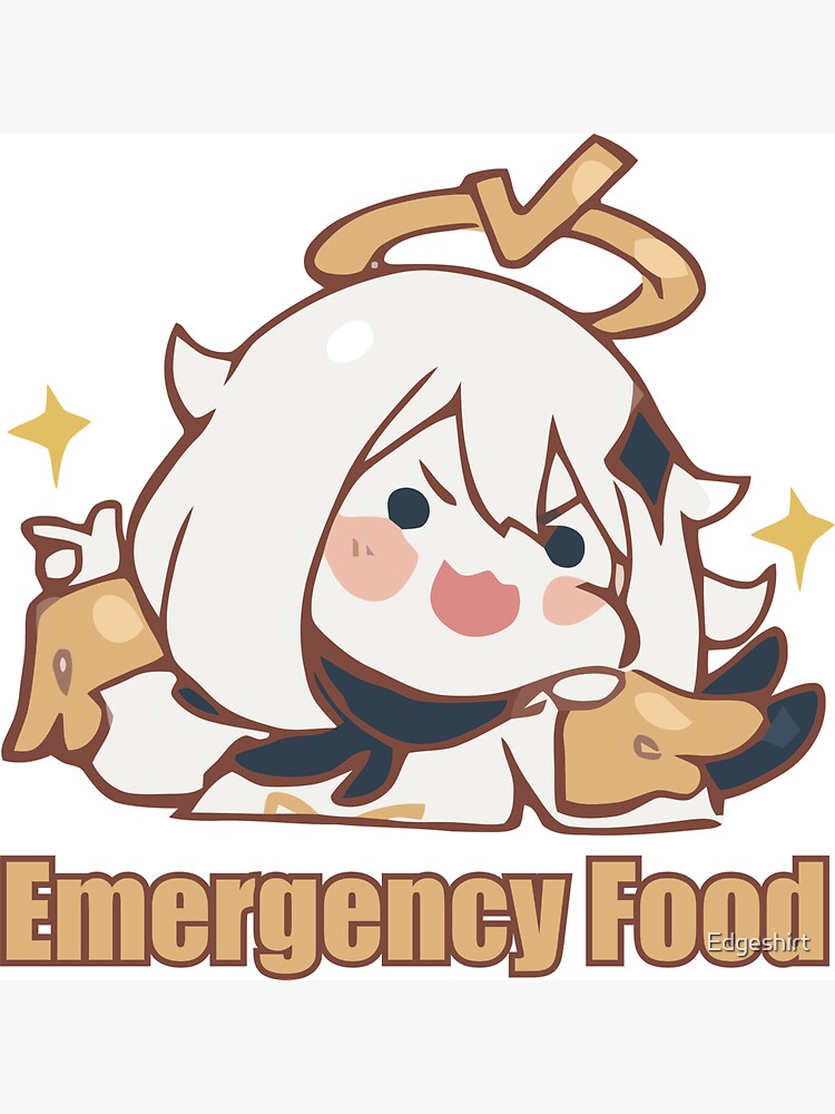 "Paimon Genshin Impact Emergency Impact" Magnet von Edgeshirt | Redbubble