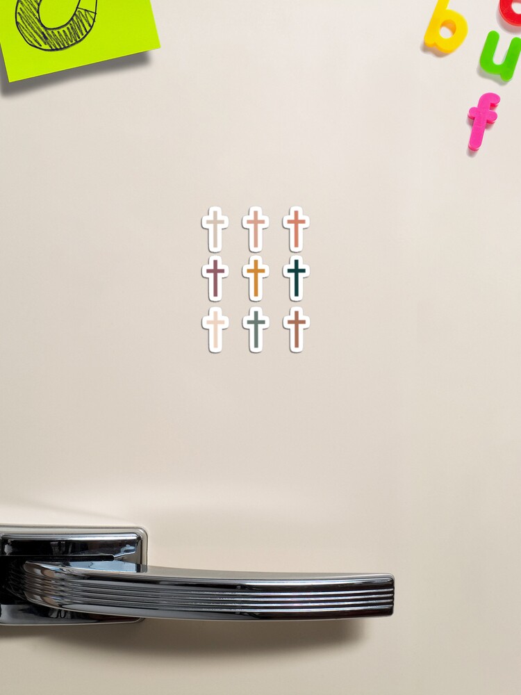 Christian Cross Sticker Pack Sticker for Sale by walk-by-faith