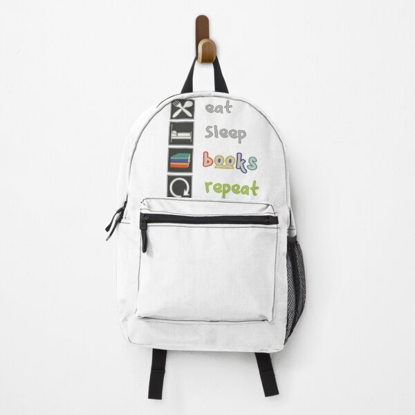 Item preview, Eat Sleep Books Repeat white designed and sold by ViewerEqualsPhoton.